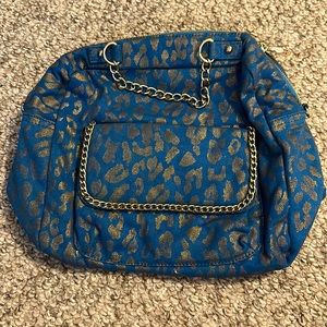 Zebra print crossbody bag